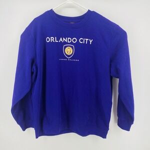 MLS Orlando City SC Crewneck Sweatshirt Purple New Mens 2XL